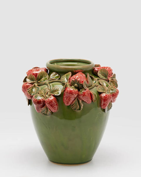 Vase en céramique avec FRAISES