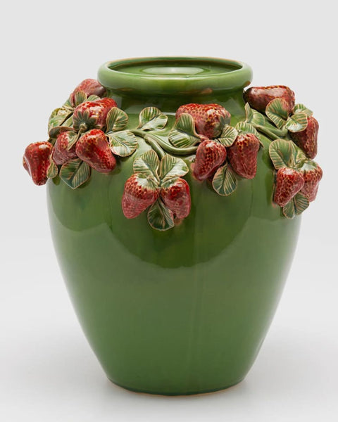 Vase en céramique avec FRAISES