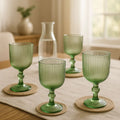 Verre VERT OLIVE Coin du meuble paris