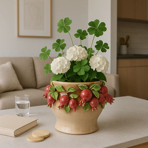 Vase en céramique avec GRENADES