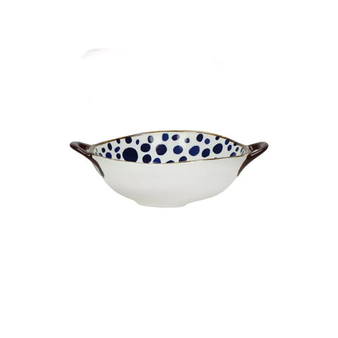 Plat en porcelaine ANAFI petit POMAX COIN DU MEUBLE PARIS