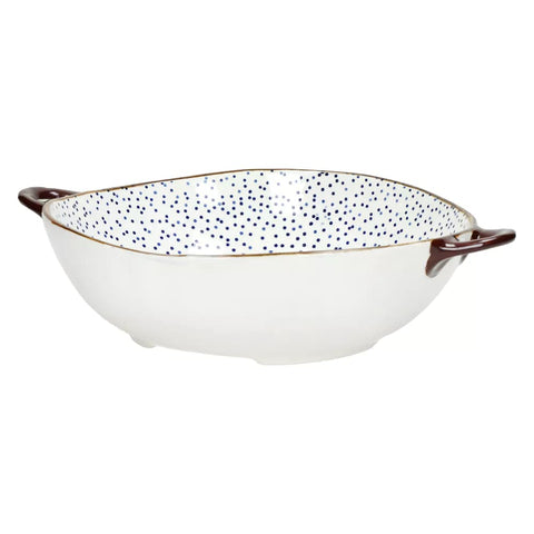 Plat en porcelaine ANAFI grand POMAX COIN DU MEUBLE PARIS