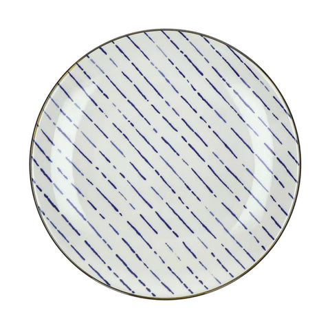 Assiette en porcelaine ANAFI Ø22cm POOMAX COIN DU MEUBLE PARIS