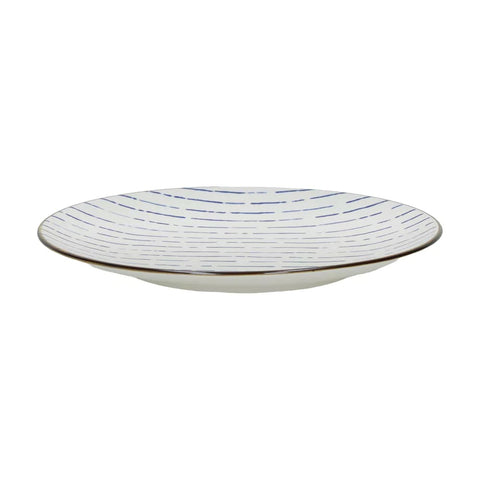 Assiette en porcelaine ANAFI Ø22cm POOMAX COIN DU MEUBLE PARIS