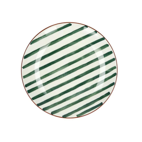 Assiette en porcelaine MYKONOS Ø20.3cm POMAX COIN DU MEUBLE PARIS