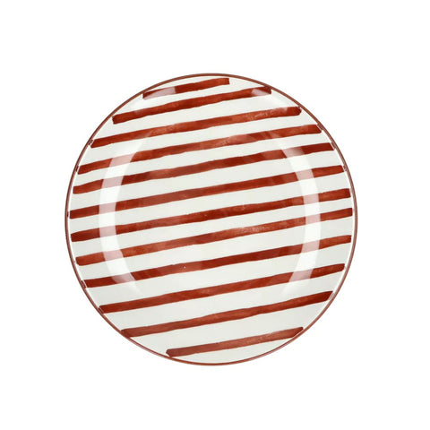 Assiette en porcelaine MYKONOS Ø20.3cm POMAX COIN DU MEUBLE PARIS