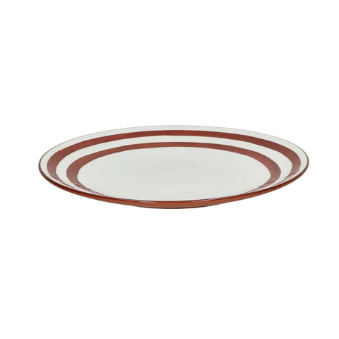 Assiette en porcelaine MYKONOS Ø27cm POMAX COIN DU MEUBLE PARIS