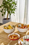 Assiette en porcelaine CITRONS MYKONOS Ø20.3cm POMAX Coin du Meuble
