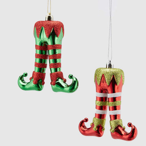 Décoration pour sapin JAMBES DE LUTIN