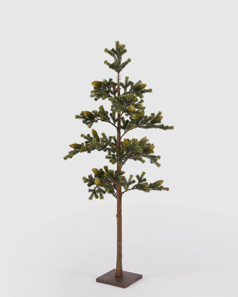 Sapin avec pommes de pin 138 cm