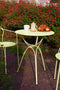 Table Ø 60 cm AIRLOOP en acier pour EXTÉRIEUR de la marque française FERMOB®. Acheter Fermob en ligne. Rincón del Mueble