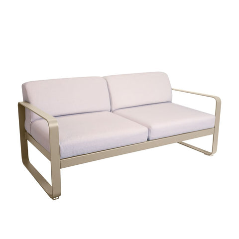 Sofá Bellevie para dos personas cojin PEARL de la marca Fermob. comprar online en rincon del mueble. RDM online