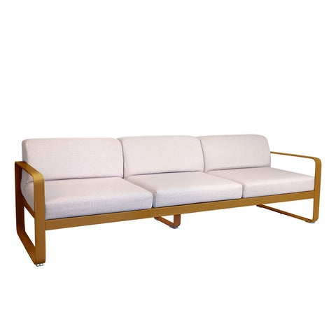 Sofa Bellevie para tres personas cojin PEARL de la marca fermob. comprar fermob online en rincon del mueble. RDM Online.