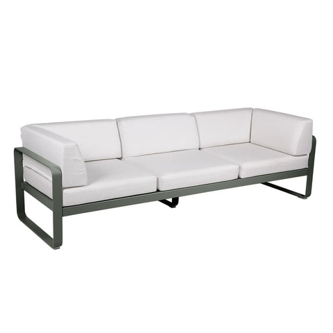 Sofá club BELLEVIE para 3 personas de la marca francesa Fermob. Comprar Fermob online. Rincón del Mueble