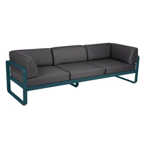Sofá club BELLEVIE para 3 personas de la marca francesa Fermob. Comprar Fermob online. Rincón del Mueble