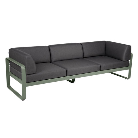 Sofá club BELLEVIE para 3 personas de la marca francesa Fermob. Comprar Fermob online. Rincón del Mueble