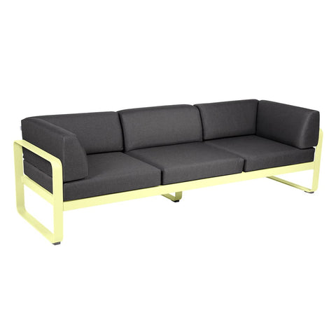 Sofá club BELLEVIE para 3 personas de la marca francesa Fermob. Comprar Fermob online. Rincón del Mueble