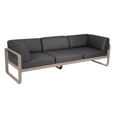 Sofá club BELLEVIE para 3 personas de la marca francesa Fermob. Comprar Fermob online. Rincón del Mueble