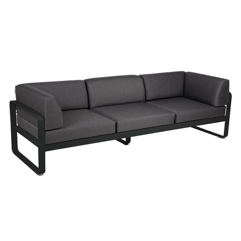 Sofá club BELLEVIE para 3 personas de la marca francesa Fermob. Comprar Fermob online. Rincón del Mueble
