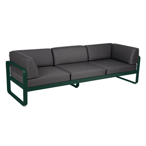 Sofá club BELLEVIE para 3 personas de la marca francesa Fermob. Comprar Fermob online. Rincón del Mueble