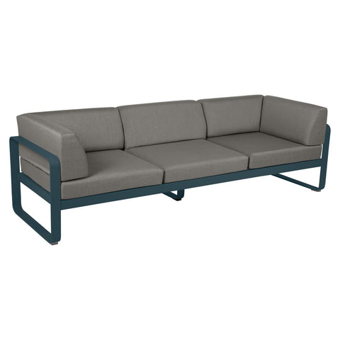 Sofá club BELLEVIE para 3 personas de la marca francesa Fermob. Comprar Fermob online. Rincón del Mueble