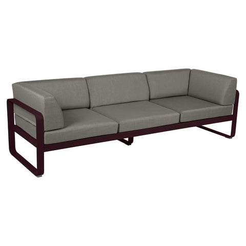 Sofá club BELLEVIE para 3 personas de la marca francesa Fermob. Comprar Fermob online. Rincón del Mueble