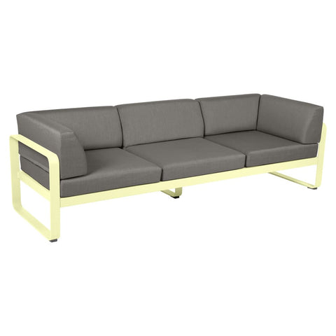 Sofá club BELLEVIE para 3 personas de la marca francesa Fermob. Comprar Fermob online. Rincón del Mueble