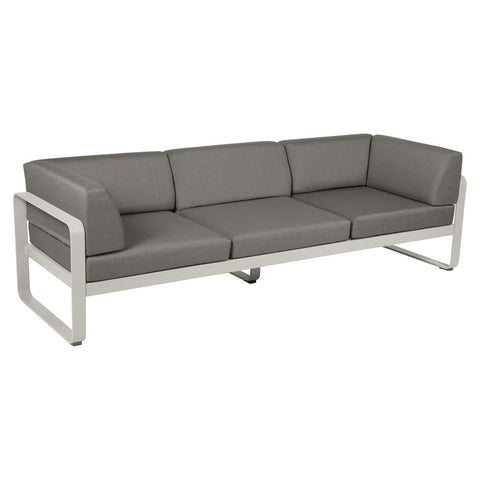 Sofá club BELLEVIE para 3 personas de la marca francesa Fermob. Comprar Fermob online. Rincón del Mueble