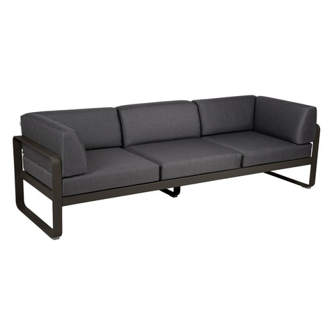 Sofá club BELLEVIE para 3 personas de la marca francesa Fermob. Comprar Fermob online. Rincón del Mueble