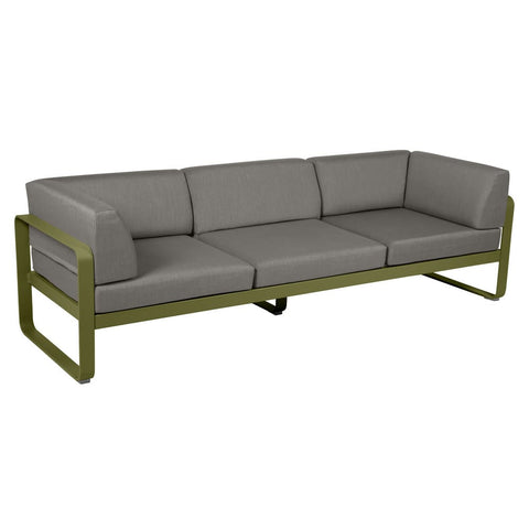 Sofá club BELLEVIE para 3 personas de la marca francesa Fermob. Comprar Fermob online. Rincón del Mueble