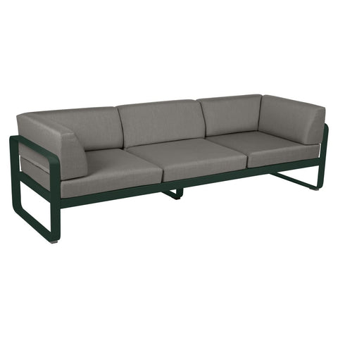 Sofá club BELLEVIE para 3 personas de la marca francesa Fermob. Comprar Fermob online. Rincón del Mueble