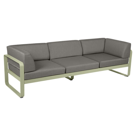 Sofá club BELLEVIE para 3 personas de la marca francesa Fermob. Comprar Fermob online. Rincón del Mueble