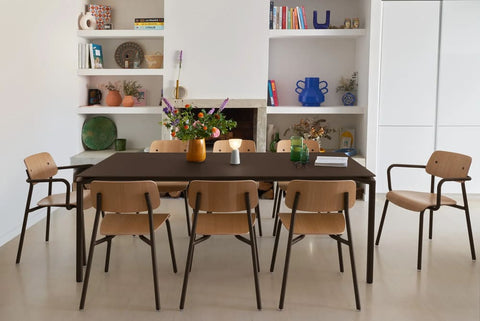 Table mat velouté CALVI  de 195x95cm