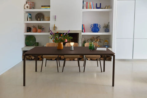 Table mat velouté CALVI  de 195x95cm