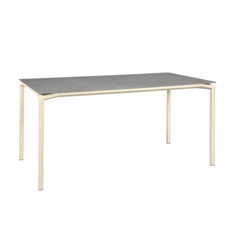 Mesa calvi mineral 160x80cm de la marca fermob. comprar online en rincon del mueble