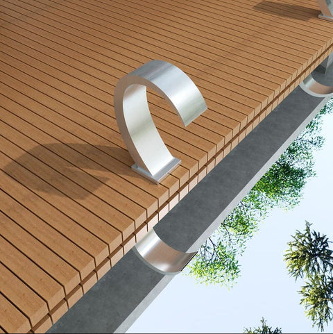 Rociador cascada de piscina IGUAZU 20cm acero POOLIMEX RINCÓN DEL MUEBLE MADRID