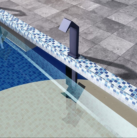 Cascade pulvérisante pour piscine NIAGARA 15cm bleu océan POOLIMEX COIN DU MEUBLE PARIS
