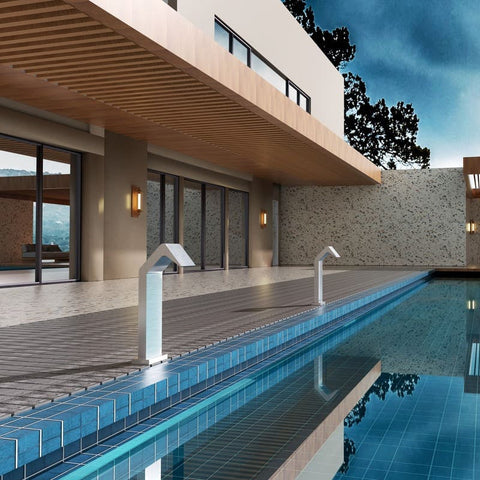 Cascade pulvérisante pour piscine NIAGARA 15cm acier POOLIMEX COIN DU MEUBLE PARIS