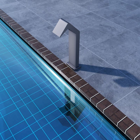 Cascade pulvérisante pour piscine NIAGARA 15cm gris cobalt POOLIMEX COIN DU MEUBLE PARIS