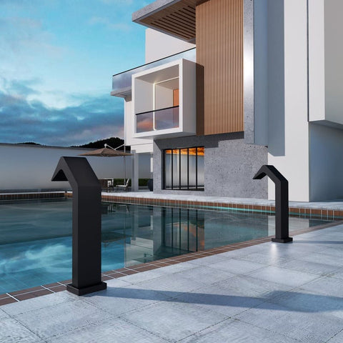 Cascade pulvérisante pour piscine NIAGARA 15cm noir mat POOLIMEX COIN DU MEUBLE PARIS