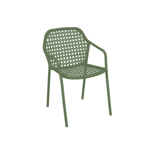 silla con reposabrazso Croisette de la marca Fermob. Comprar Fermob online. Rincon del mueble. RDM madrid.