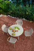 silla con reposabrazso Croisette de la marca Fermob. Comprar Fermob online. Rincon del mueble. RDM madrid.