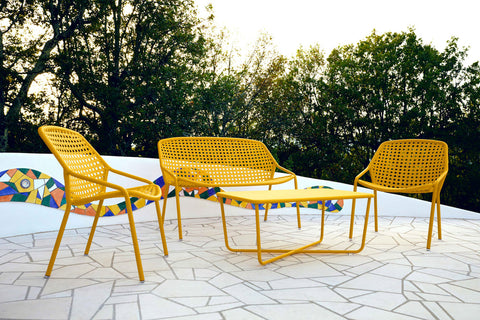 Banc CROISETTE pour 2 personnes de la marque française Fermob. Acheter Fermob en ligne. 