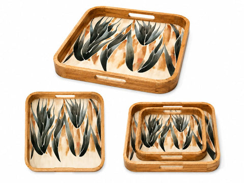 Plateau en bois AGAVE