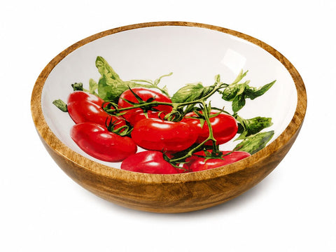 Bol en bois TOMATES
