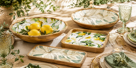 Bol en bois CITRONS