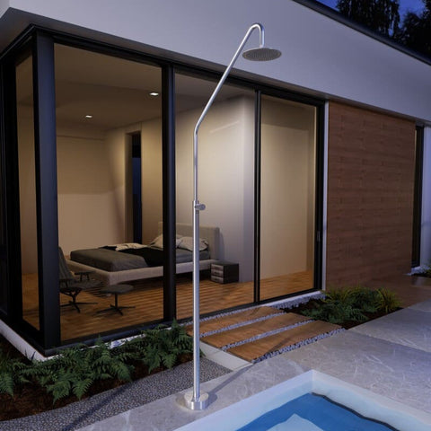 Douche de piscine ALASKA acier POOLIMEX COIN DU MEUBLE PARIS