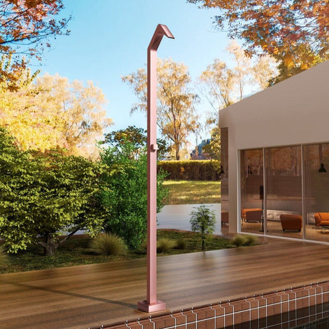 Douche de piscine NIAGARA rose corail POOLIMEX COIN DU MEUBLE PARIS