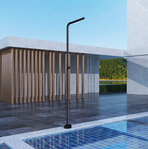 Douche de piscine TEXAS noir mat POOLIMEX COIN DU MEUBLE PARIS