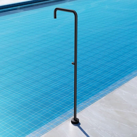 Douche de piscine UTAH noir mat POOLIMEX COIN DU MEUBLE PARIS